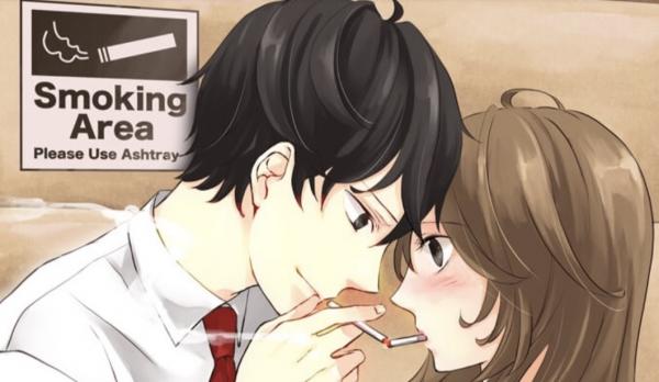 Cigarette Kiss A Smoking Area Love Story