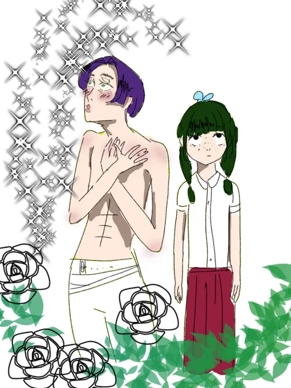 Jinshi and Maomao Low Quality Fan Fiction Drawn With a Single Finger