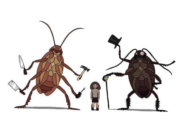 Typical everyday life of an artist