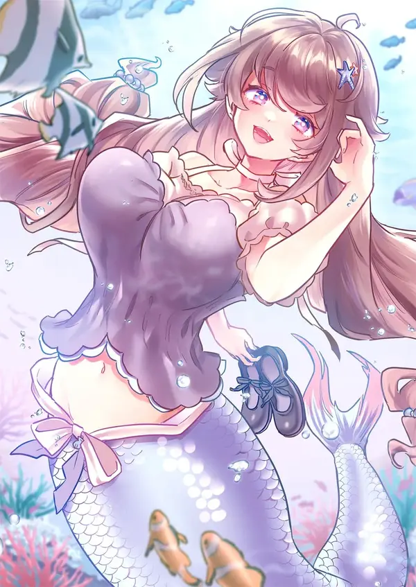 Ashi Fetish na no ni Ningyo Hime ni Semararetemasu (Official) Ashi Fetish na no ni Ningyo Hime ni Semararetemasu (Official)
